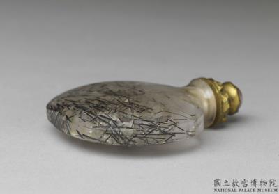 图片[4]-Hair-crystal flat snuff bottle, Qing dynasty, 18th century-China Archive